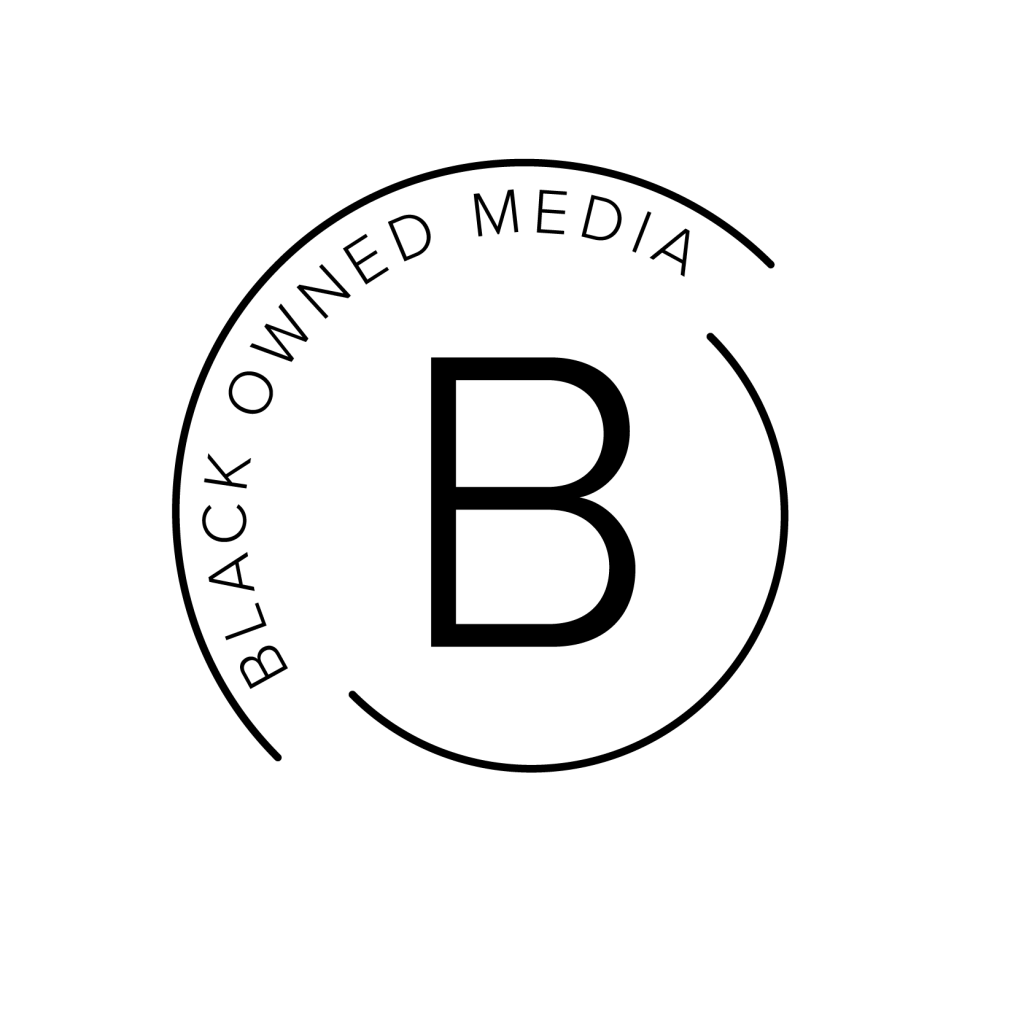 Black media badge
